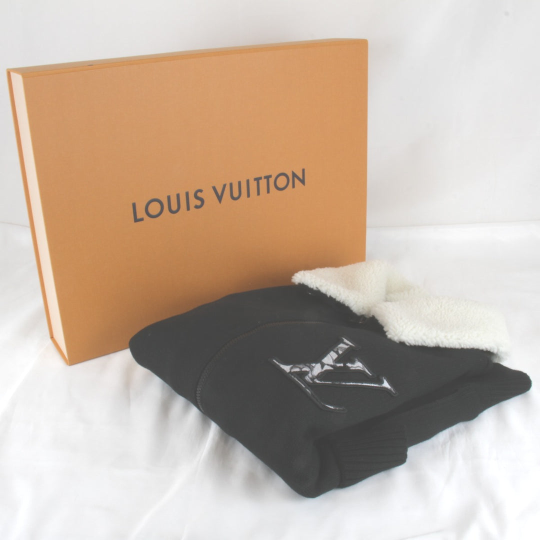 【価格改定】超美品『USED』 
LOUIS VUITTON ルイ・ヴィトン 
 シアリングカラーブルゾン RM241M ZLL HQN10W ブルゾン 
ウール ブラック 暖かい素材 クール 使いやすいデザイン