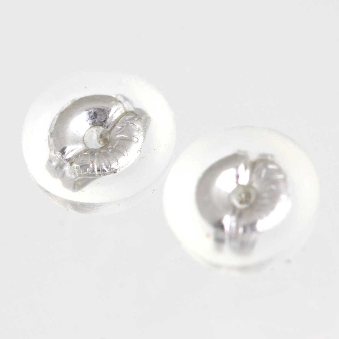 美品『USED』 K18WG/ダイヤモンド /K14WGキャッチ 
 ノダジュエリー ハートピアス ピアス
 ダイヤモンド 0.15*2/0.10*2 2.9g