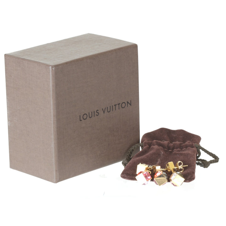 良品『USED』 メタル 
LOUIS VUITTON ブークルドレイユ ギャンブル 箱有 ピアス