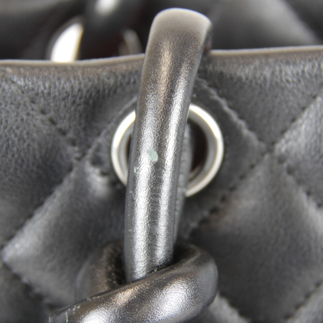 美品『USED』 
CHANEL シャネル 
 カンボンライン ラージトート A25169 トートバッグ 
ラムスキン ブラック