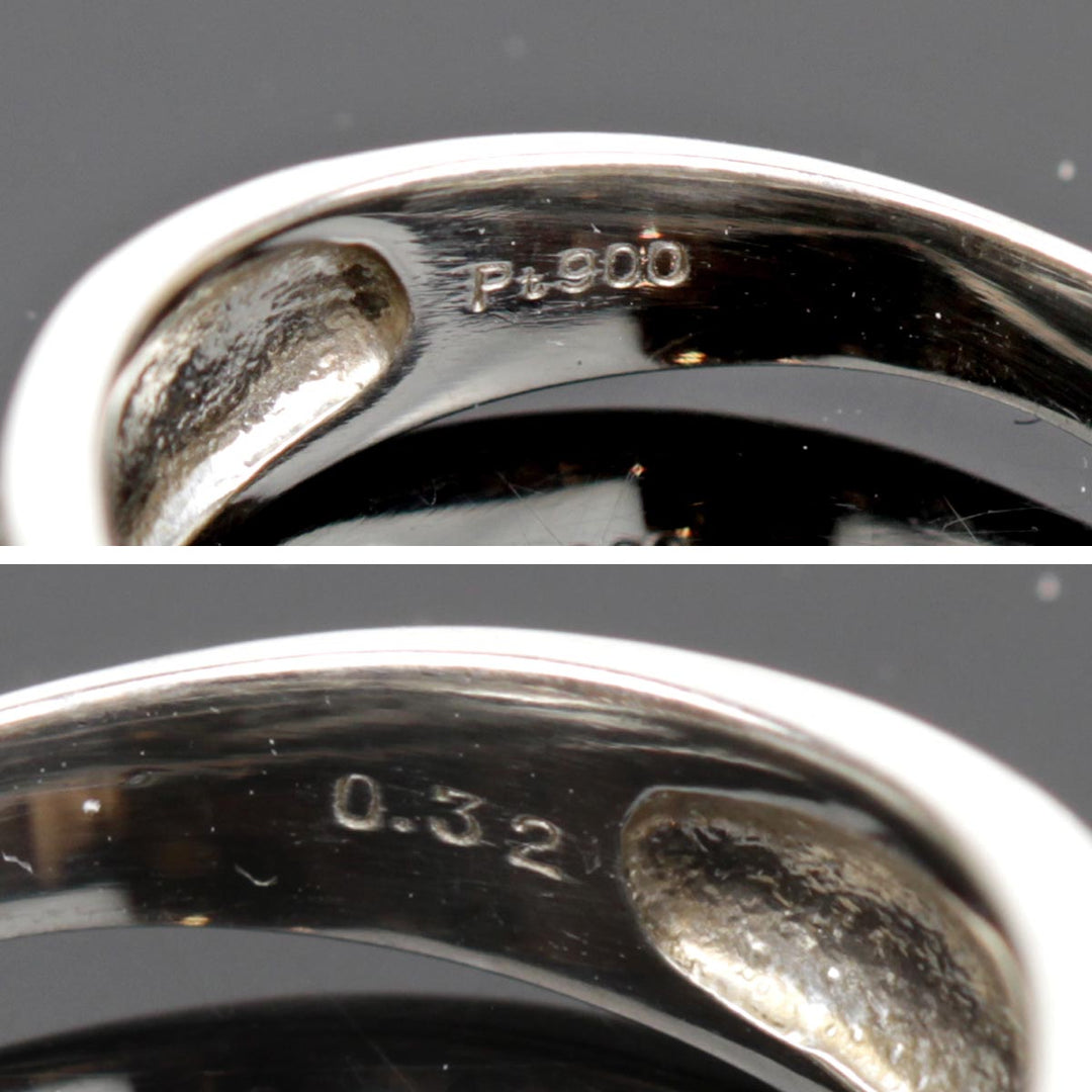 Pt900 
 ダイヤ/0.32ct リング・指輪
 ダイヤモンド 0.32 6.3g
