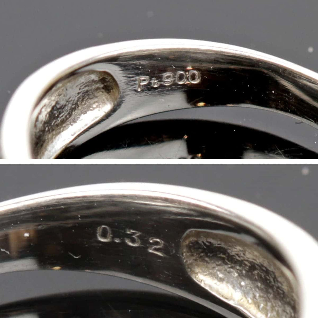 Pt900 
 ダイヤ/0.32ct リング・指輪
 ダイヤモンド 0.32 6.3g