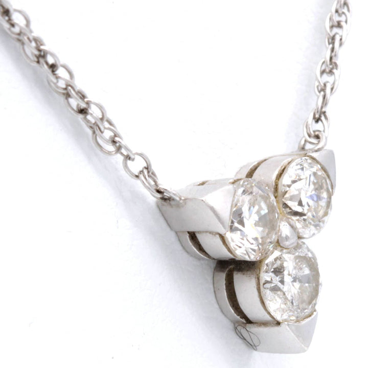 美品『USED』 Pt850/Pt900 /ダイヤモンド 
ネックレス
 ダイヤモンド 1.00 4.8g ペンダント