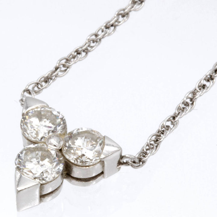 美品『USED』 Pt850/Pt900 /ダイヤモンド 
ネックレス
 ダイヤモンド 1.00 4.8g ペンダント