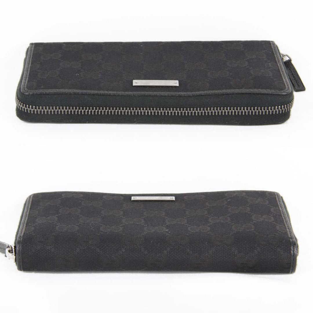 美品『USED』 
GUCCI グッチ 
 307980.2184 長財布 
GGキャンバス ブラック