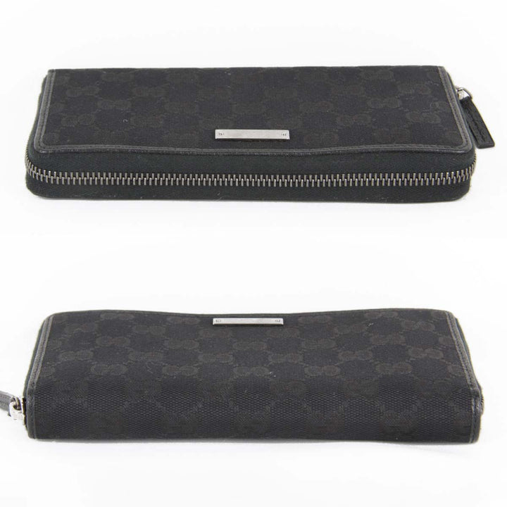 美品『USED』 
GUCCI グッチ 
 307980.2184 長財布 
GGキャンバス ブラック