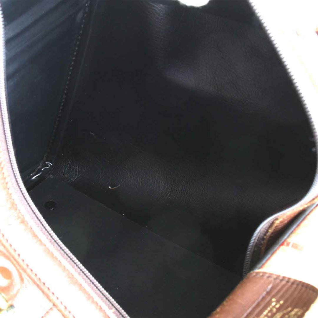 『USED』 
BURBERRY バーバリー 
 ノバチェック ボストンバッグ 
キャンバス ブラウン