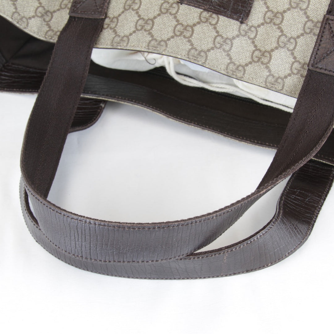 『USED』 
GUCCI グッチ 
 141624・2123 トートバッグ 
GGスプリームキャンバス ブラウン