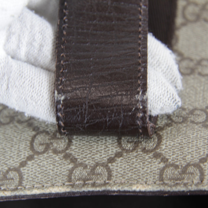 『USED』 
GUCCI グッチ 
 141624・2123 トートバッグ 
GGスプリームキャンバス ブラウン