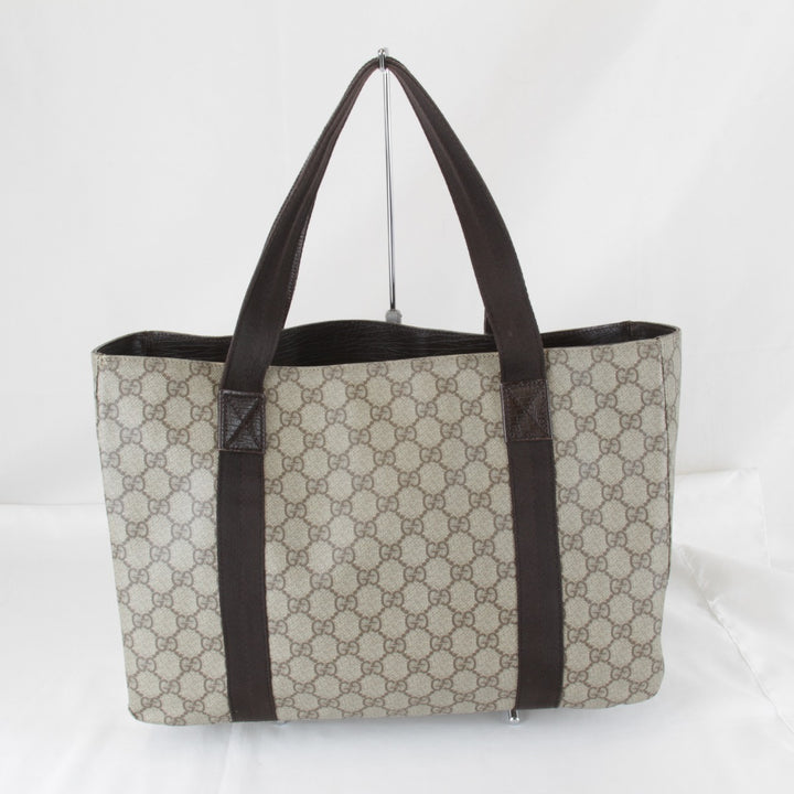 『USED』 
GUCCI グッチ 
 141624・2123 トートバッグ 
GGスプリームキャンバス ブラウン