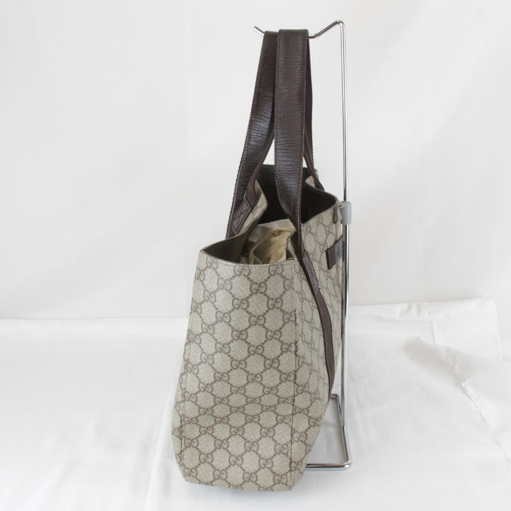 『USED』 
GUCCI グッチ 
 141624・2123 トートバッグ 
GGスプリームキャンバス ブラウン