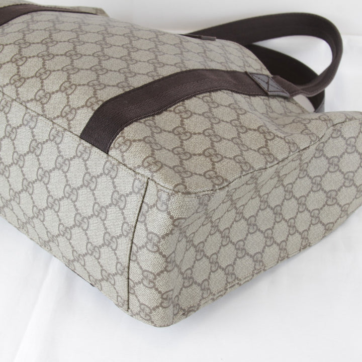 『USED』 
GUCCI グッチ 
 141624・2123 トートバッグ 
GGスプリームキャンバス ブラウン