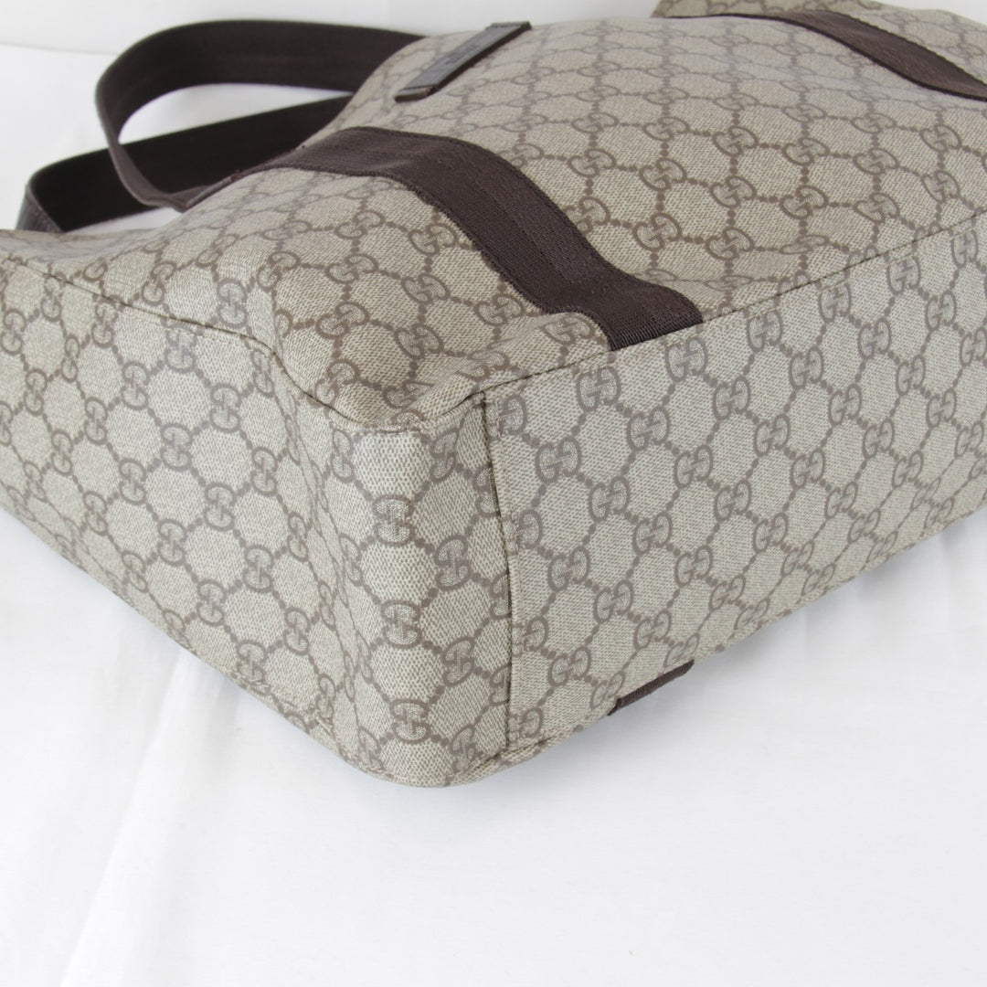 『USED』 
GUCCI グッチ 
 141624・2123 トートバッグ 
GGスプリームキャンバス ブラウン
