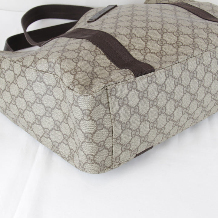 『USED』 
GUCCI グッチ 
 141624・2123 トートバッグ 
GGスプリームキャンバス ブラウン
