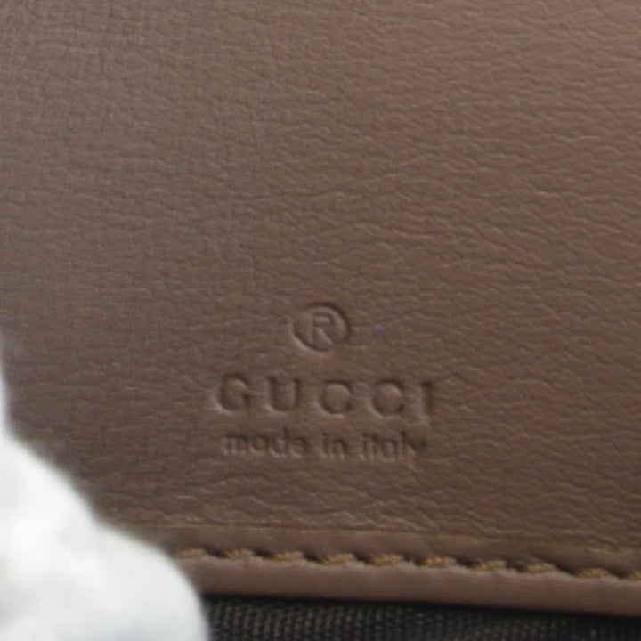 【価格改定】『USED』 
GUCCI グッチ 
 GGマーモント ラウンドジップ 443123・0959 長財布 
レザー ブラウン