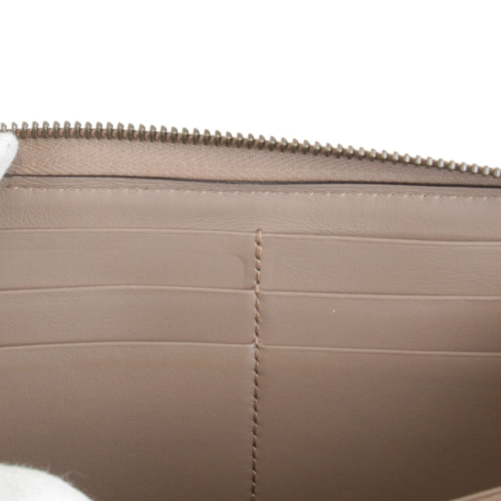 【価格改定】『USED』 
GUCCI グッチ 
 GGマーモント ラウンドジップ 443123・0959 長財布 
レザー ブラウン