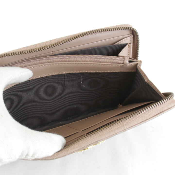 【価格改定】『USED』 
GUCCI グッチ 
 GGマーモント ラウンドジップ 443123・0959 長財布 
レザー ブラウン