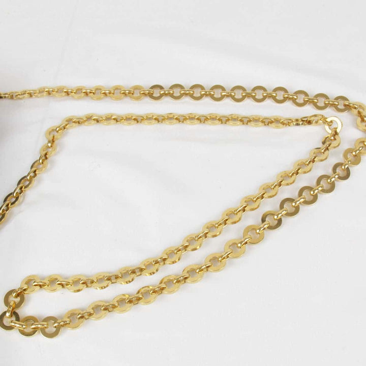 『USED』 
Salvatore Ferragamo フェラガモ 
 ヴァラチェーンショルダーバッグ ショルダーバッグ 
レザー ブラック