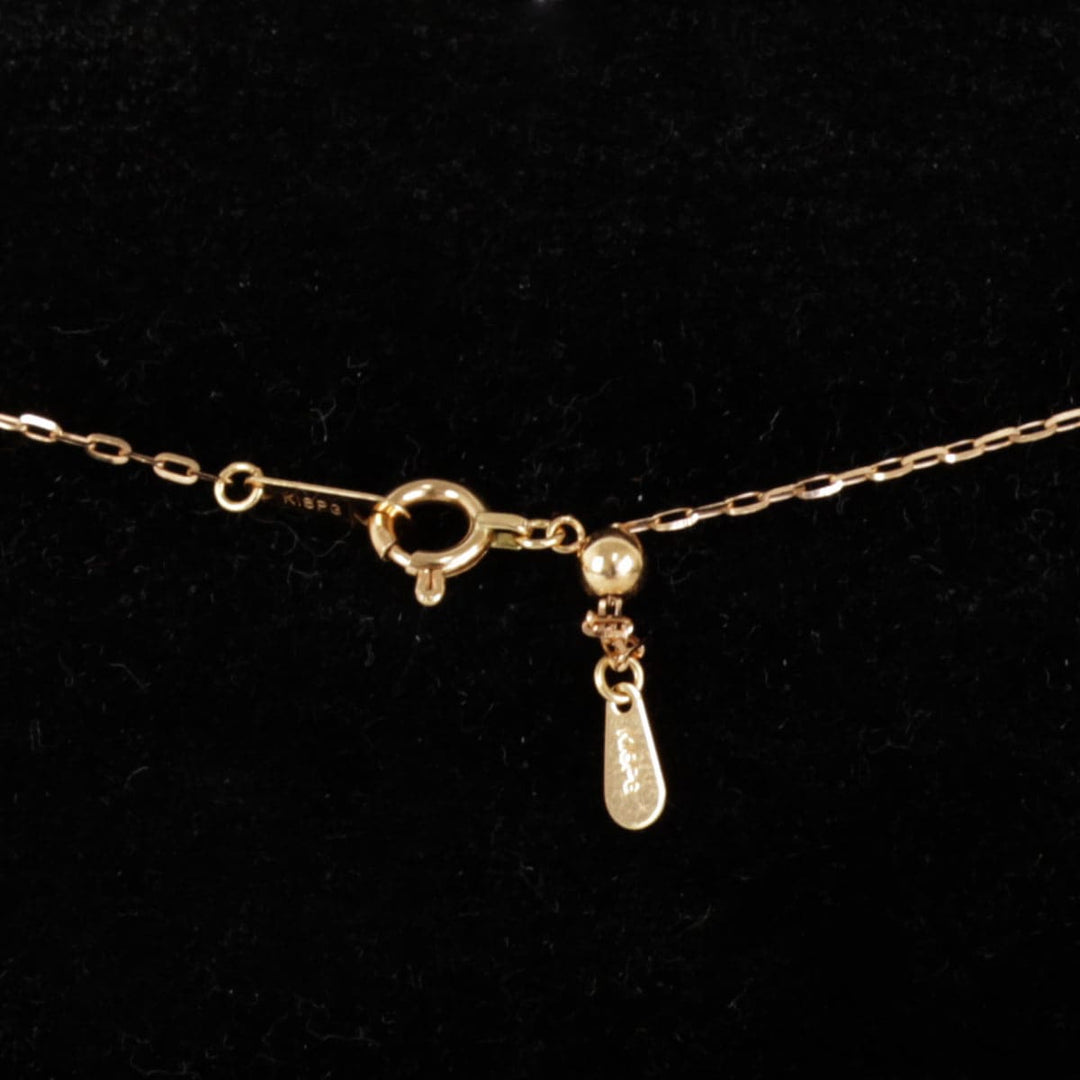 美品『USED』 K18PG 
ネックレス
 ダイヤモンド 0.30 3.6g