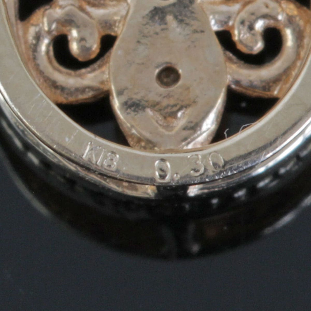 美品『USED』 K18PG 
ネックレス
 ダイヤモンド 0.30 3.6g