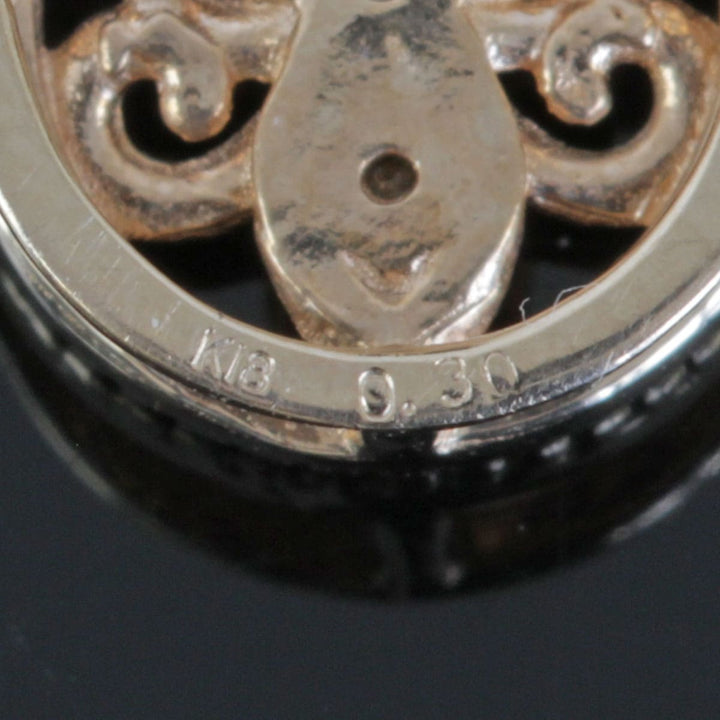 美品『USED』 K18PG 
ネックレス
 ダイヤモンド 0.30 3.6g