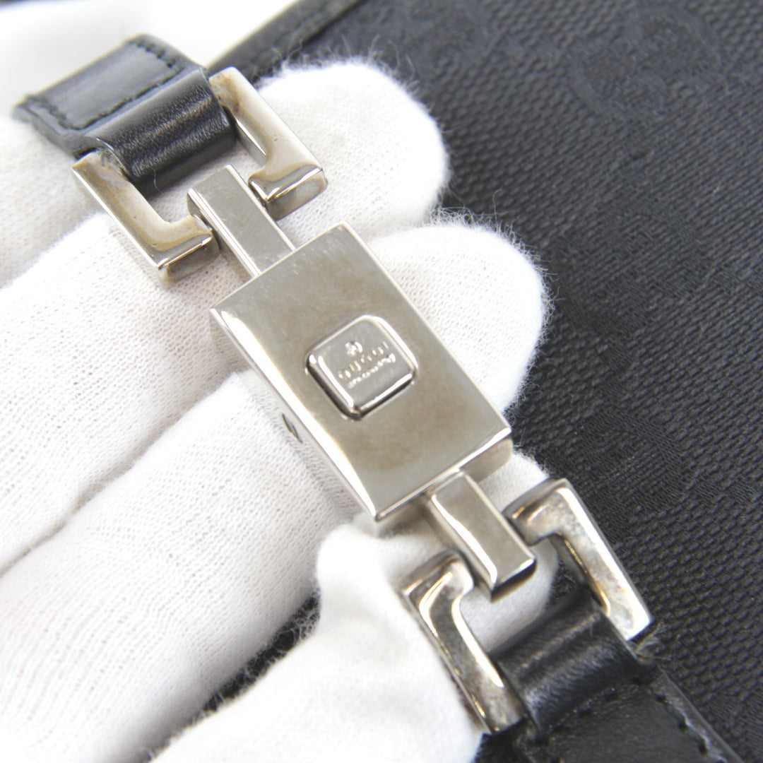 『USED』 
GUCCI グッチ 
 ジャッキー ミニショルダー 007・2039 001274 ショルダーバッグ 
GGキャンバス/レザー ブラック