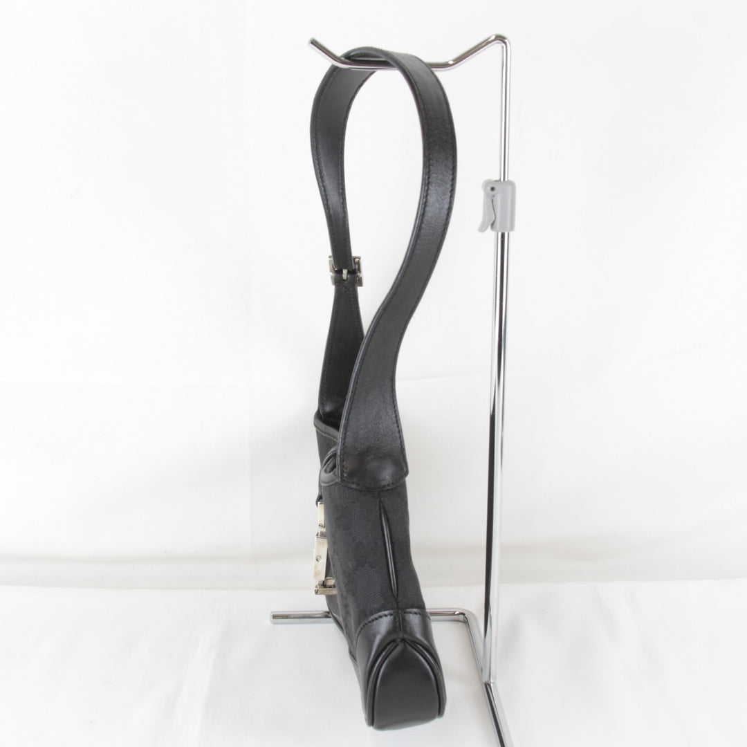 『USED』 
GUCCI グッチ 
 ジャッキー ミニショルダー 007・2039 001274 ショルダーバッグ 
GGキャンバス/レザー ブラック