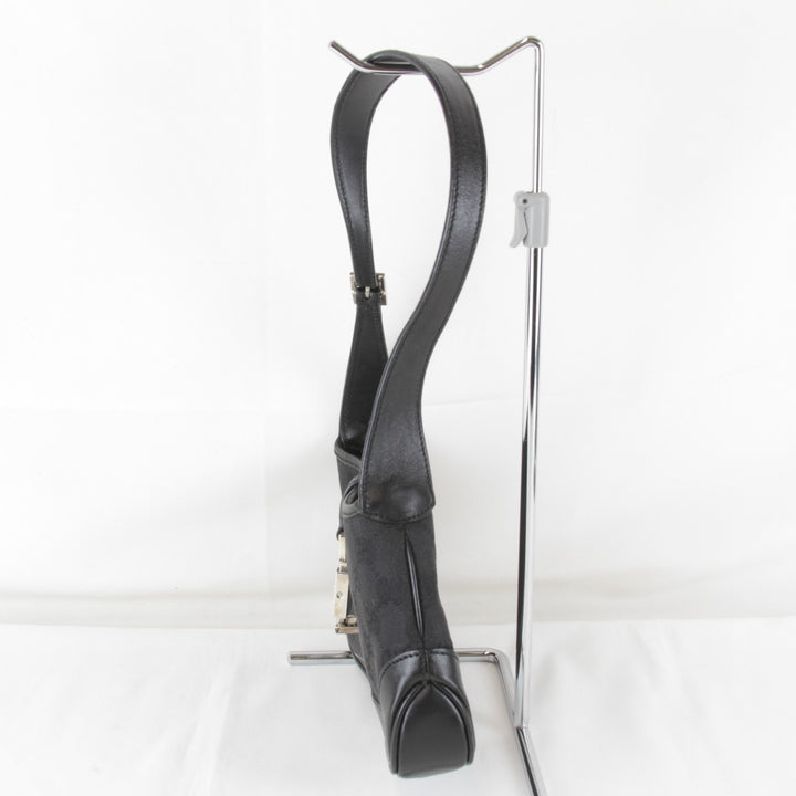 『USED』 
GUCCI グッチ 
 ジャッキー ミニショルダー 007・2039 001274 ショルダーバッグ 
GGキャンバス/レザー ブラック