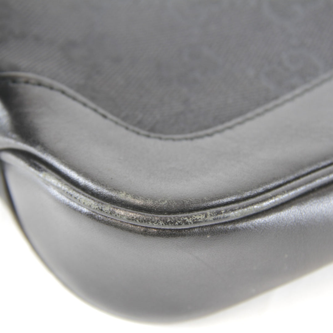 『USED』 
GUCCI グッチ 
 ジャッキー ミニショルダー 007・2039 001274 ショルダーバッグ 
GGキャンバス/レザー ブラック