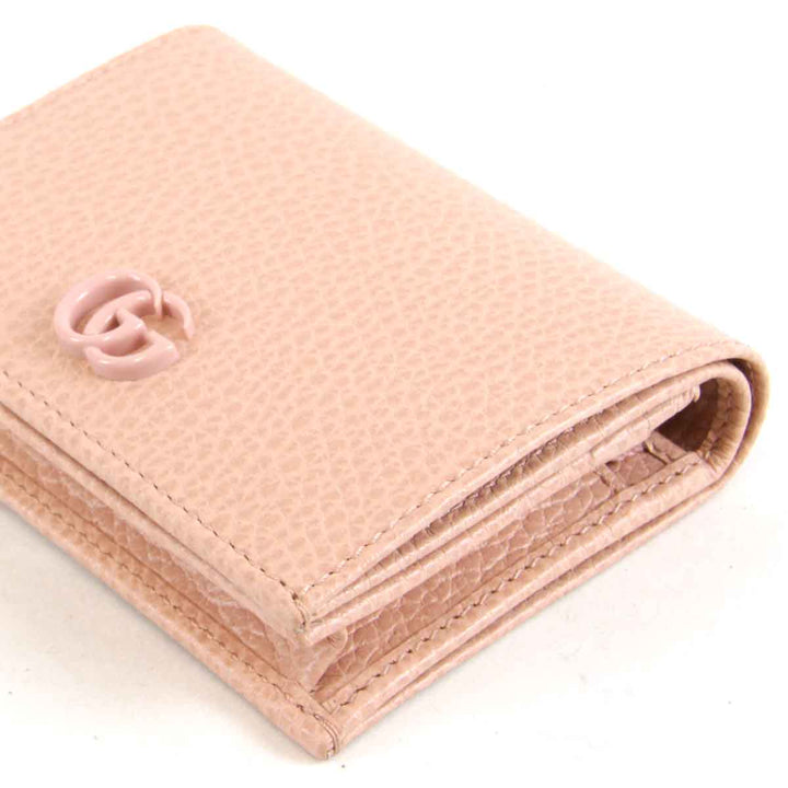 美品『USED』 
GUCCI グッチ 
 456126 203887 二つ折り財布 
レザー ピンク