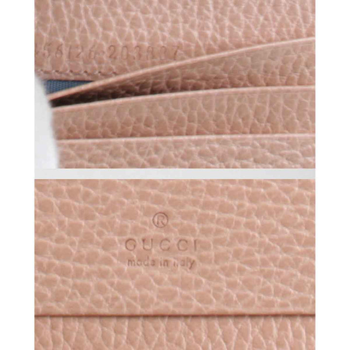 美品『USED』 
GUCCI グッチ 
 456126 203887 二つ折り財布 
レザー ピンク