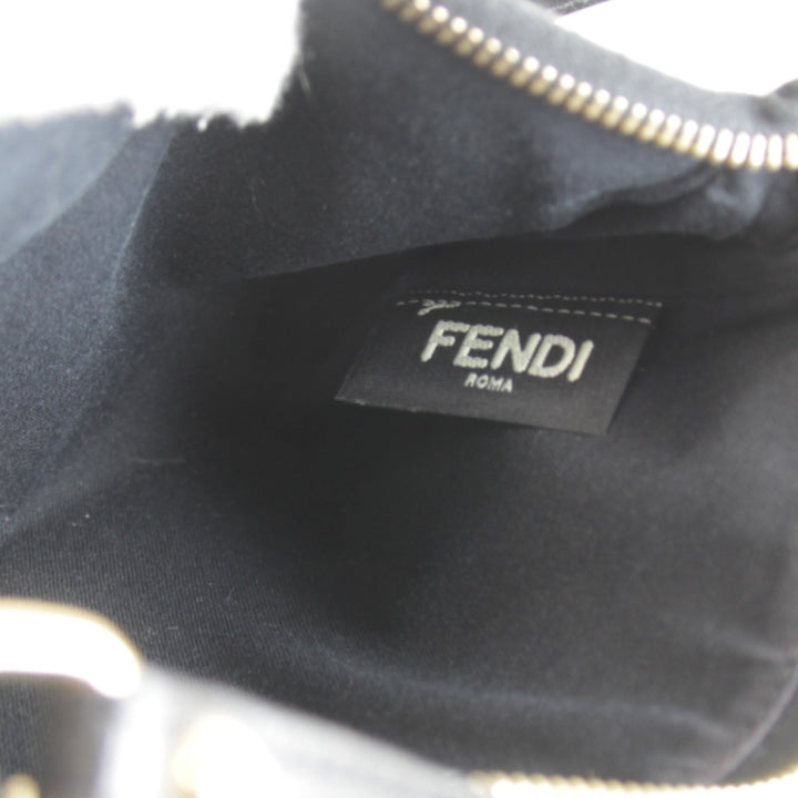 【価格改定】良品『USED』 
FENDI フェンディ 
 ポーチ ショルダーバッグ 
レザー ブラック