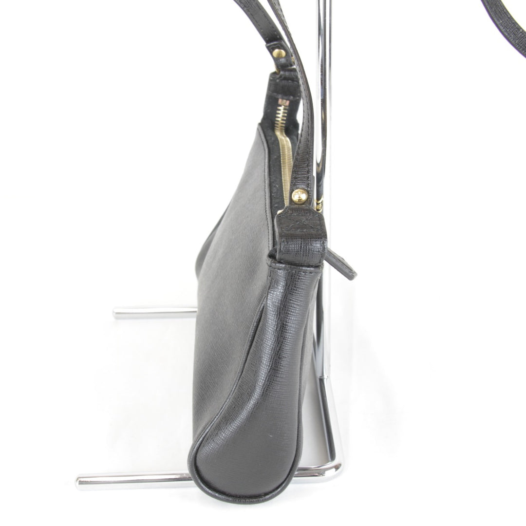 【価格改定】良品『USED』 
FENDI フェンディ 
 ポーチ ショルダーバッグ 
レザー ブラック