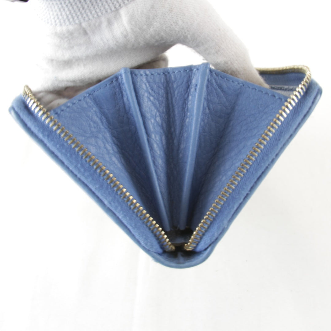 『USED』 
GUCCI グッチ 
 224253・0416 長財布 
キャンバス/レザー ブルー