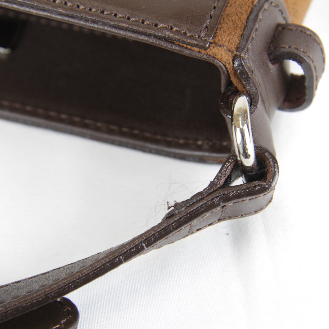 【価格改定】『USED』 
BURBERRY LONDON バーバリーロンドン 
 ショルダーバッグ 
レザー/スウェード ブラウン