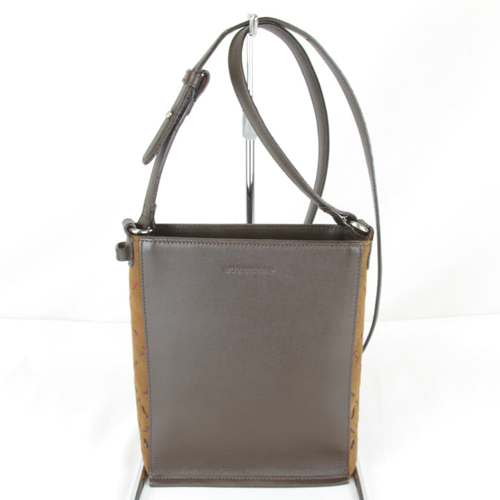 【価格改定】『USED』 
BURBERRY LONDON バーバリーロンドン 
 ショルダーバッグ 
レザー/スウェード ブラウン