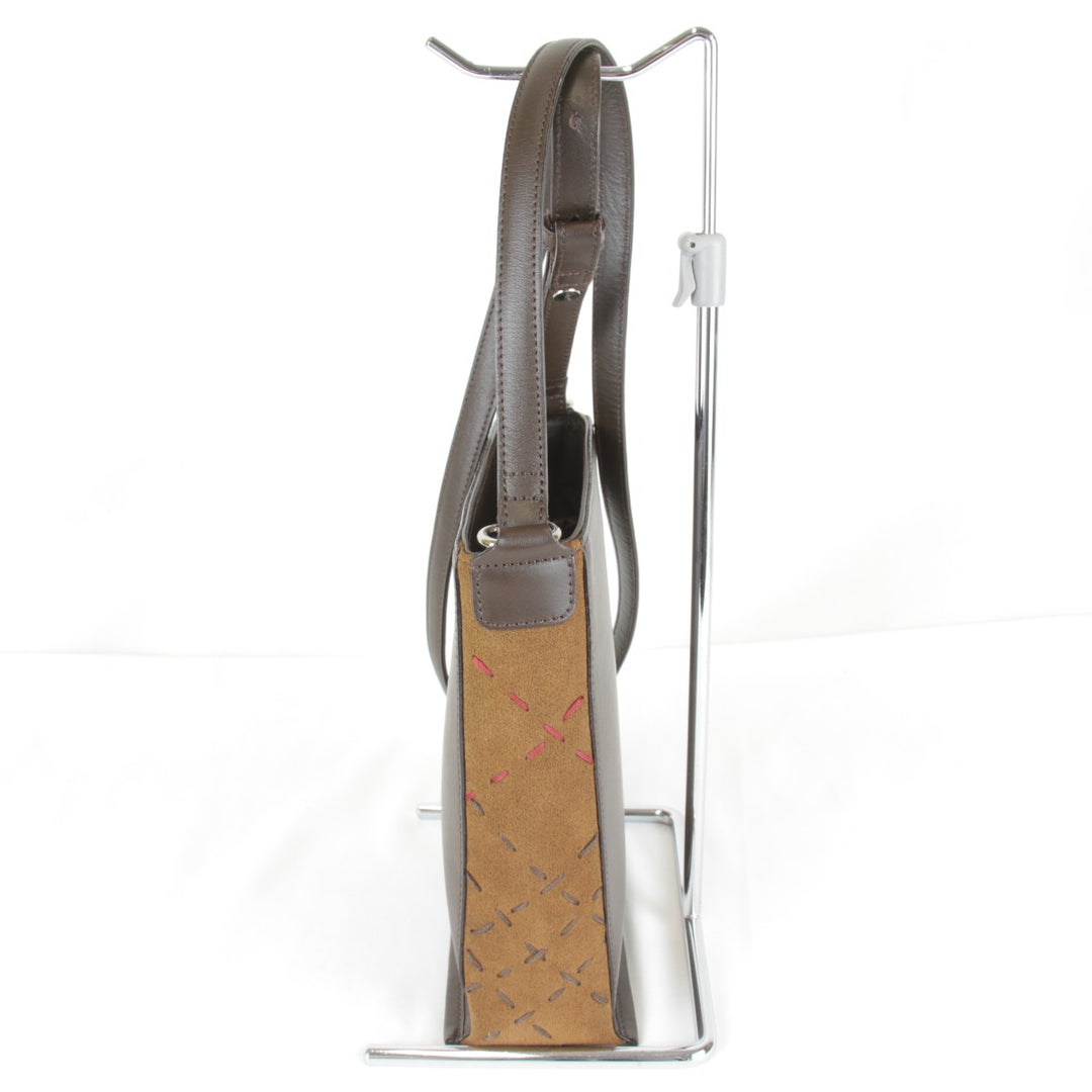 【価格改定】『USED』 
BURBERRY LONDON バーバリーロンドン 
 ショルダーバッグ 
レザー/スウェード ブラウン
