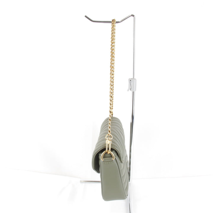 美品『USED』 
LOUIS VUITTON ルイ・ヴィトン 
 ミルティポシェット M56471/シリアル不明 ショルダーバッグ 
レザー カーキ