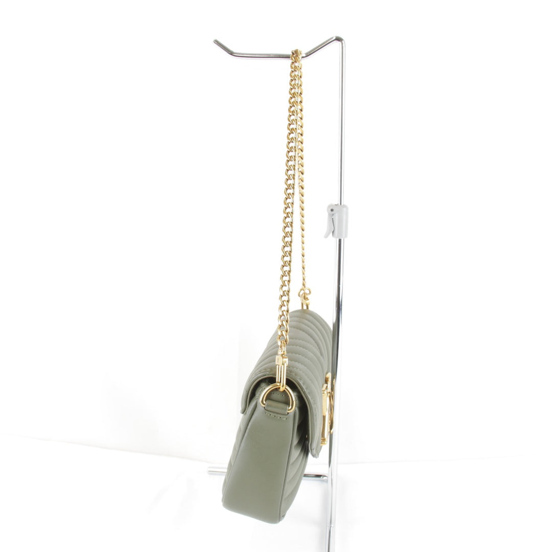 美品『USED』 
LOUIS VUITTON ルイ・ヴィトン 
 ミルティポシェット M56471/シリアル不明 ショルダーバッグ 
レザー カーキ