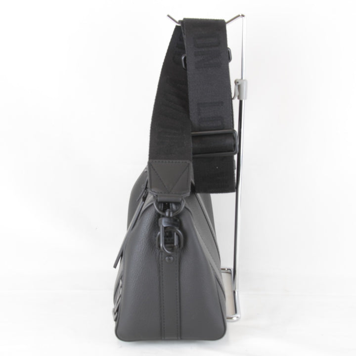 【価格改定】美品『USED』 
LOUIS VUITTON ルイ・ヴィトン 
 アエログラム シティ・キーポル M59255 ショルダーバッグ 
レザー ブラック 高級 ハイブランド シンプル コンパクト