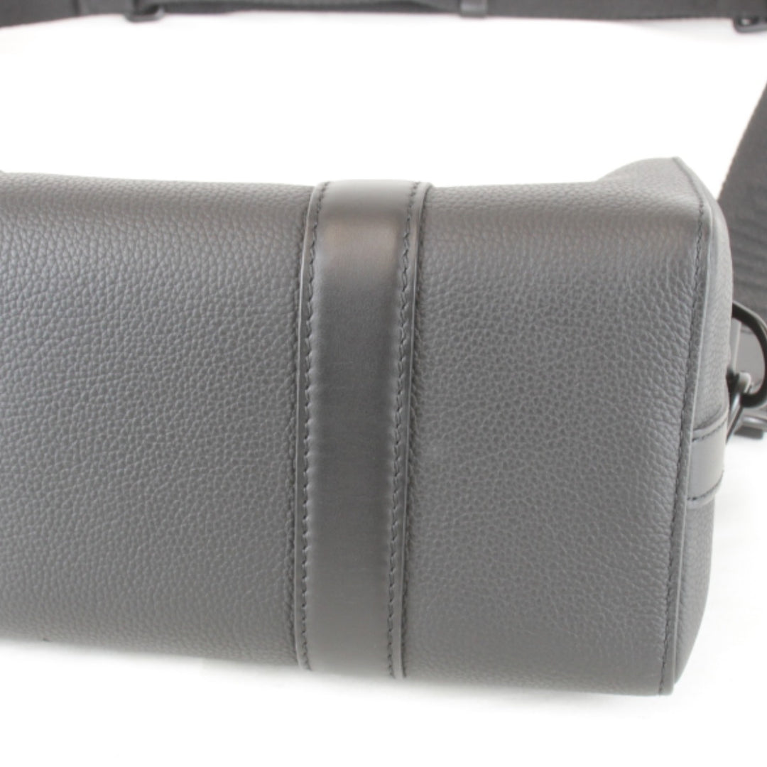 【価格改定】美品『USED』 
LOUIS VUITTON ルイ・ヴィトン 
 アエログラム シティ・キーポル M59255 ショルダーバッグ 
レザー ブラック 高級 ハイブランド シンプル コンパクト