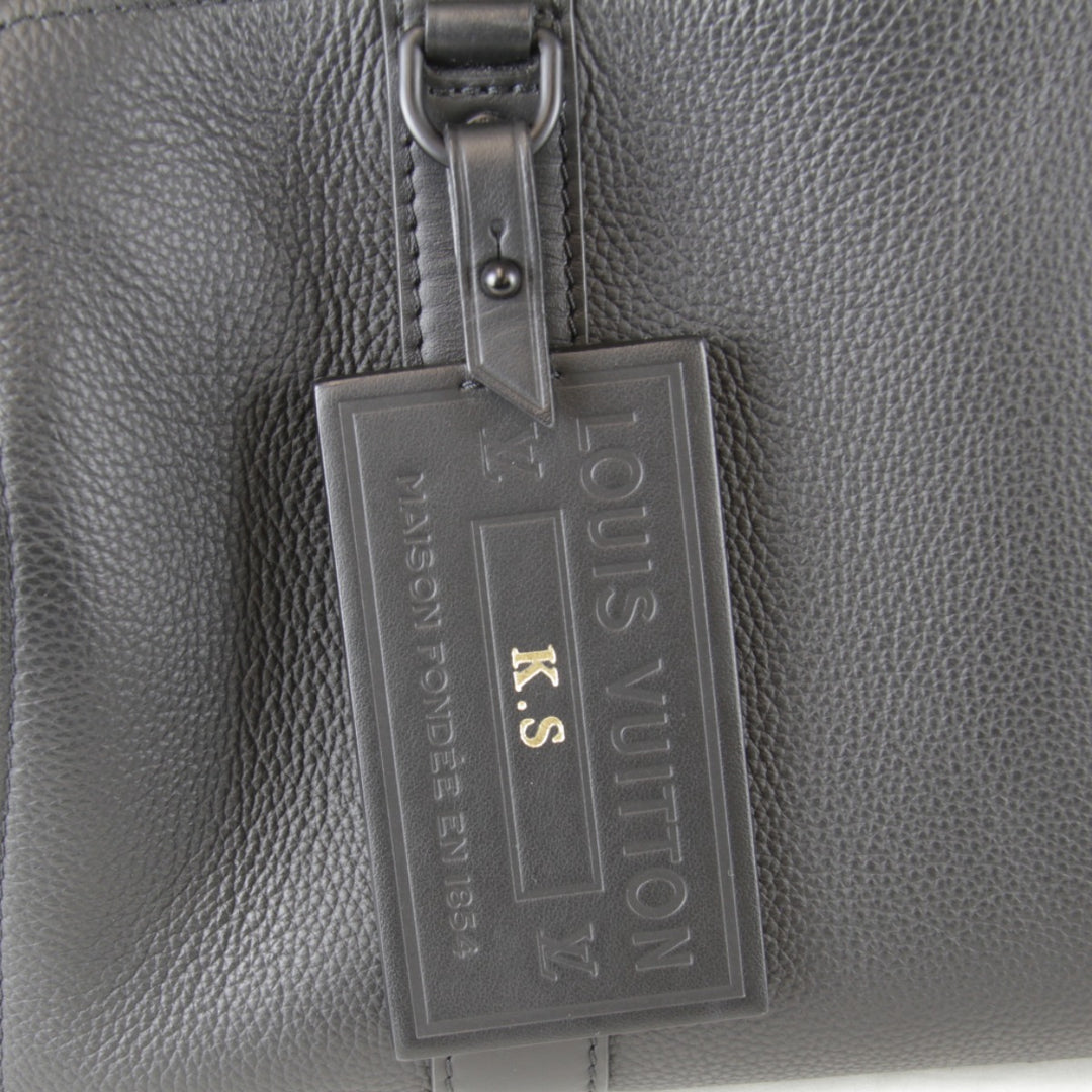 【価格改定】美品『USED』 
LOUIS VUITTON ルイ・ヴィトン 
 アエログラム シティ・キーポル M59255 ショルダーバッグ 
レザー ブラック 高級 ハイブランド シンプル コンパクト