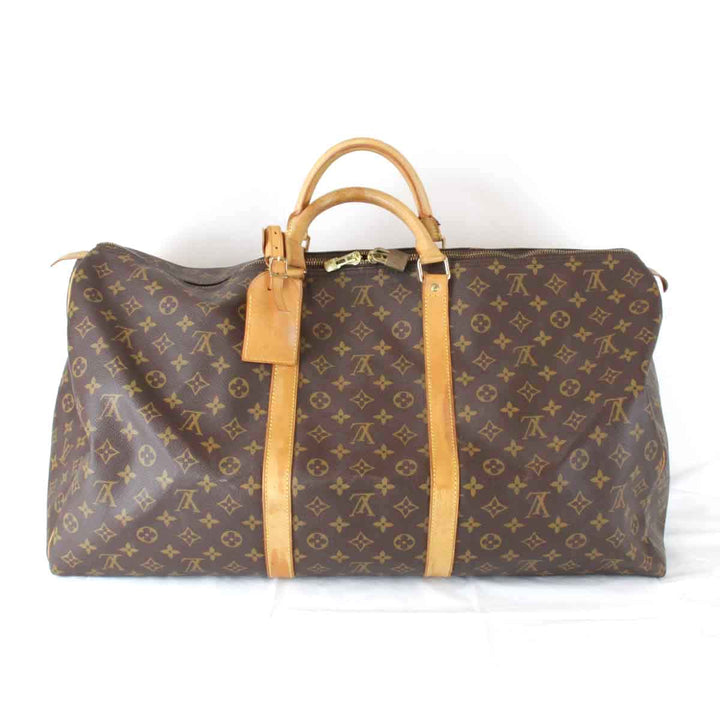 『USED』 
LOUIS VUITTON ルイ・ヴィトン 
 キーポル60　鍵なし M41422 ボストンバッグ 
モノグラムキャンバス モノグラム