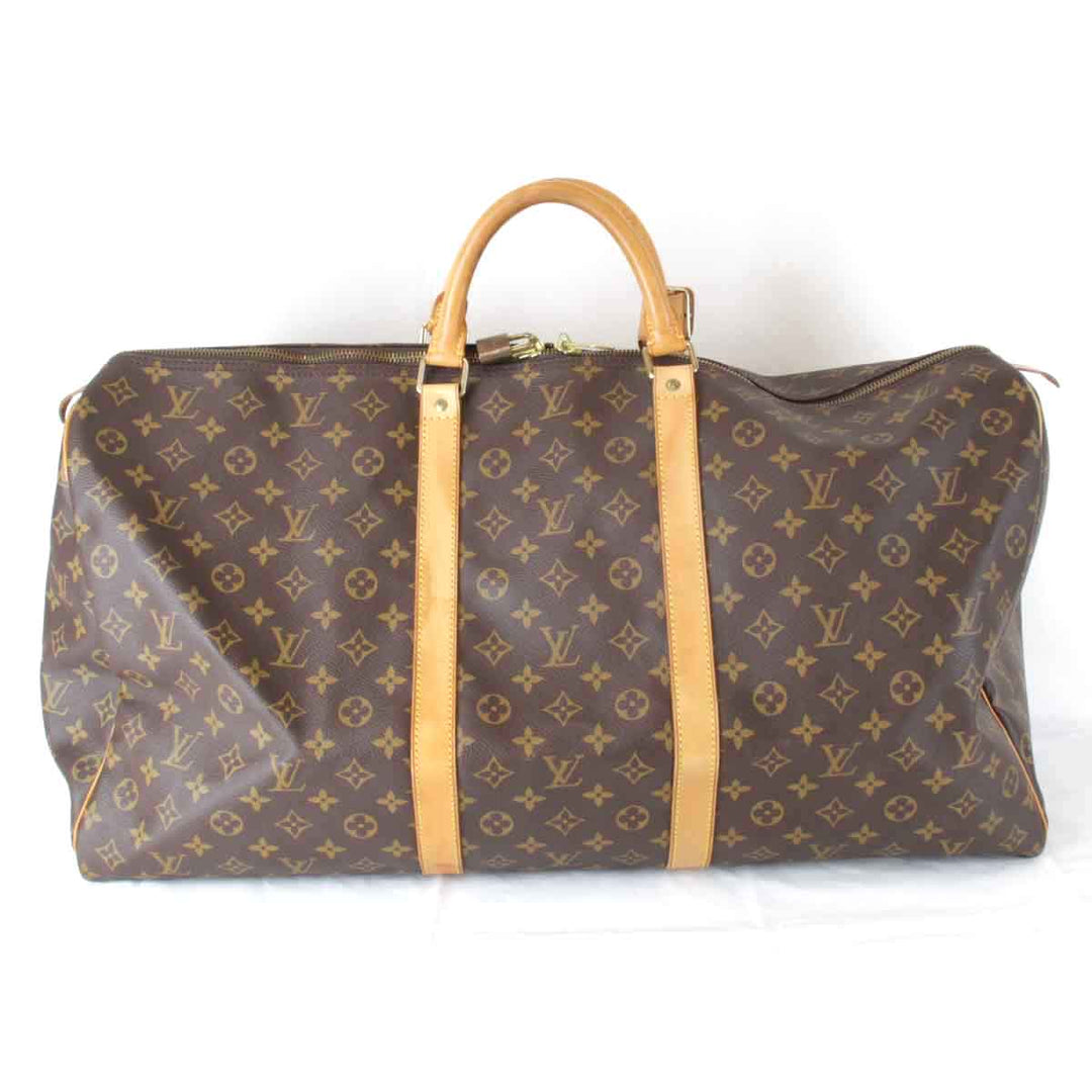 『USED』 
LOUIS VUITTON ルイ・ヴィトン 
 キーポル60　鍵なし M41422 ボストンバッグ 
モノグラムキャンバス モノグラム
