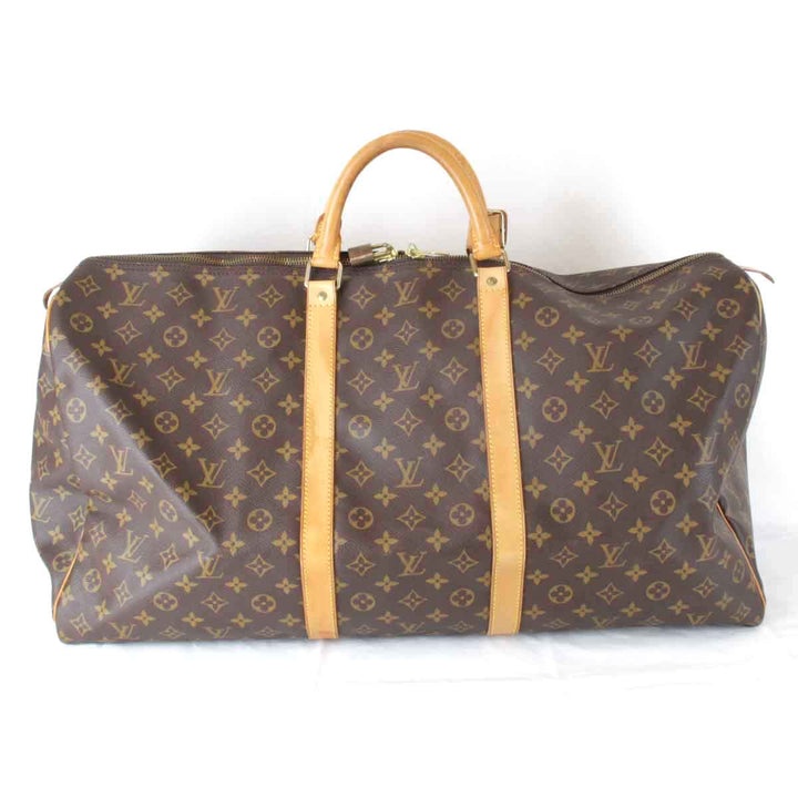『USED』 
LOUIS VUITTON ルイ・ヴィトン 
 キーポル60　鍵なし M41422 ボストンバッグ 
モノグラムキャンバス モノグラム