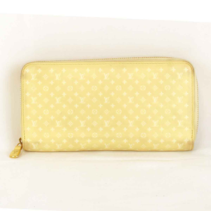 『USED』 
LOUIS VUITTON ルイ・ヴィトン 
 ナノモノグラム ジッピーウォレット M82229 長財布 
レザー イエロー