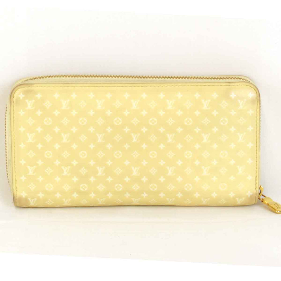 『USED』 
LOUIS VUITTON ルイ・ヴィトン 
 ナノモノグラム ジッピーウォレット M82229 長財布 
レザー イエロー