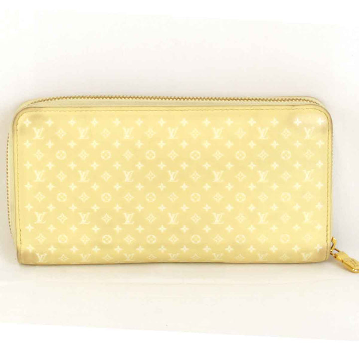『USED』 
LOUIS VUITTON ルイ・ヴィトン 
 ナノモノグラム ジッピーウォレット M82229 長財布 
レザー イエロー