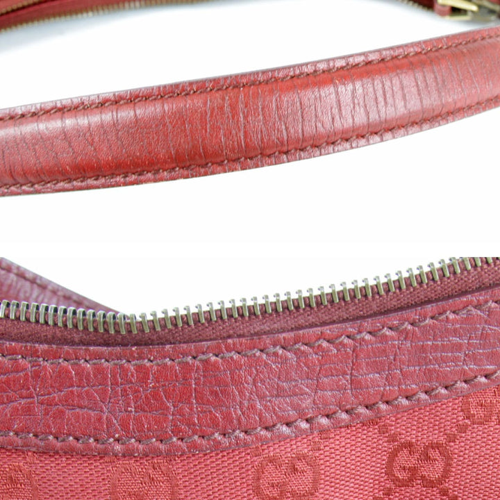 『USED』 
GUCCI グッチ 
 ホースビット ワンショルダー 114890 001018 ショルダーバッグ 
GGキャンバス レッド