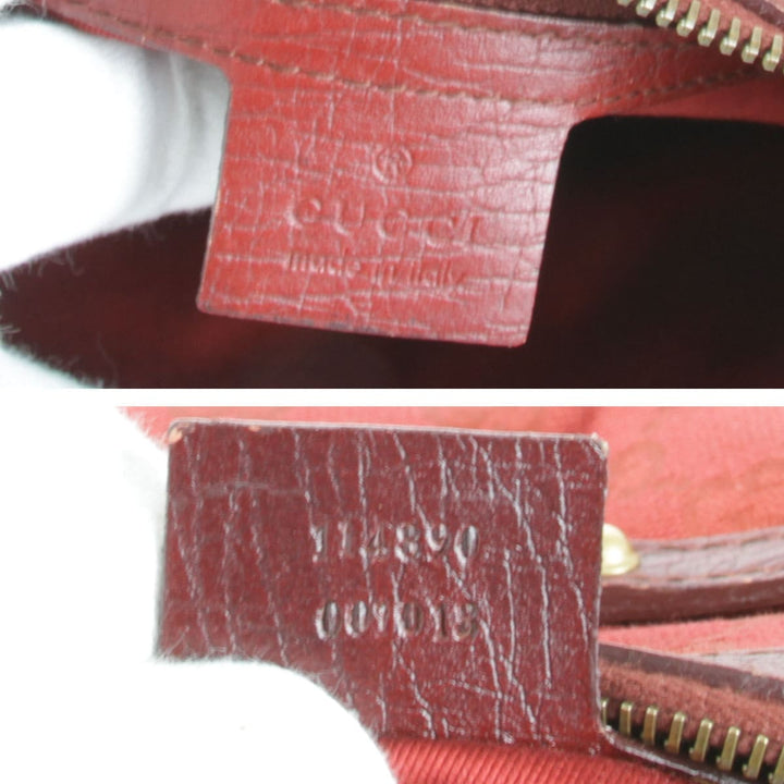 『USED』 
GUCCI グッチ 
 ホースビット ワンショルダー 114890 001018 ショルダーバッグ 
GGキャンバス レッド